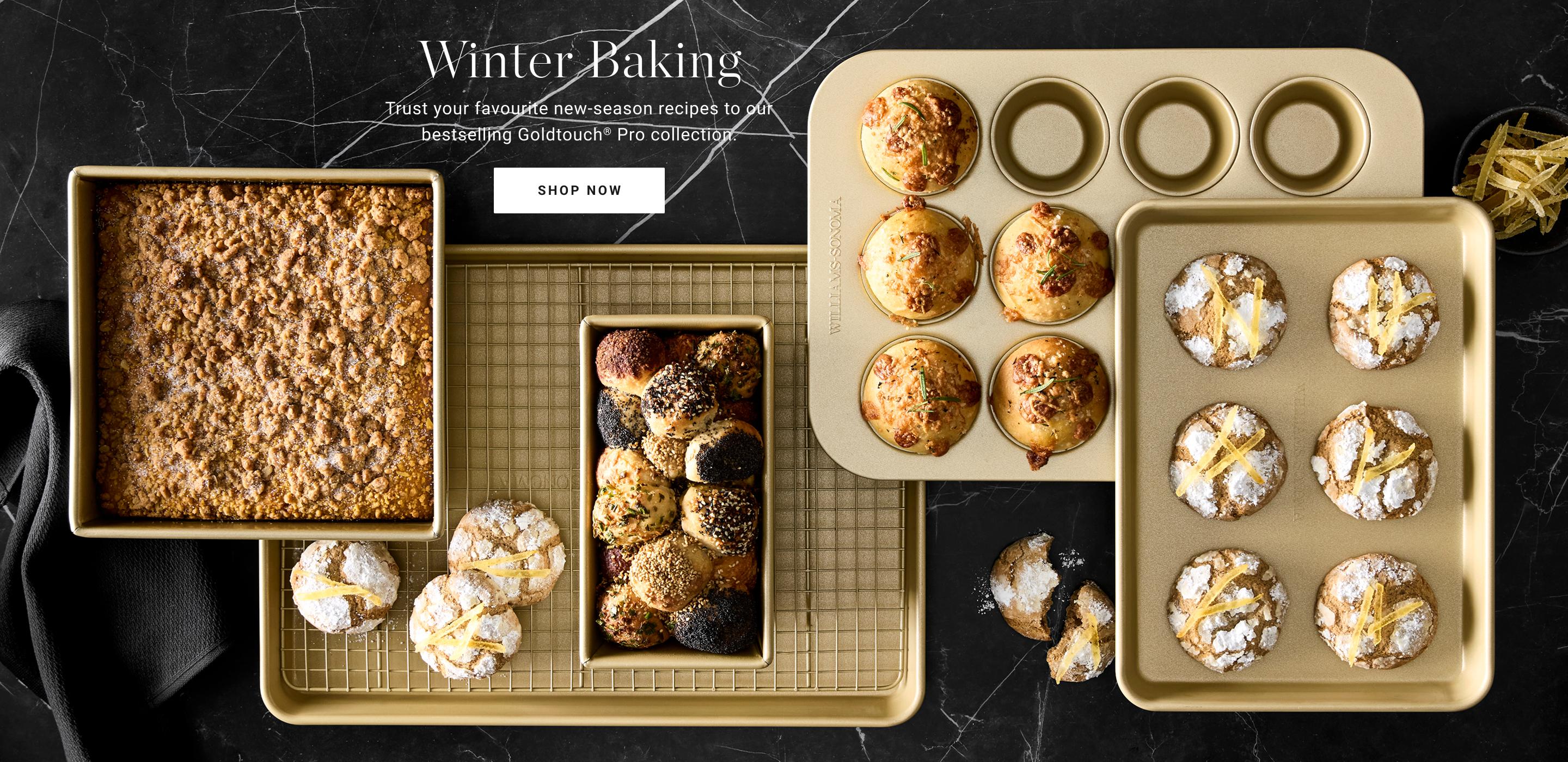 Winter Baking | Trust your favourite new-seaon recipes to our bestselling Goldtouch Pro collection. | Shop Now
